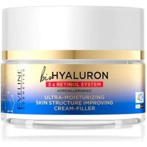 Eveline, Gesichtscreme, Bio Hyaluron 3x Retinol System Moisturising Face Cream Filler 40+ 50ml (50 ml, Gesichtswasser) Eveline, Gesichtscreme, Bio Hyaluron 3x Retinol System Moisturising Face Cream Filler 40+ 50ml (50 ml, Gesichtswasser)