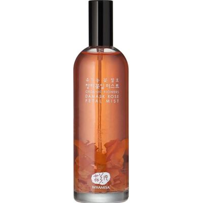 WHAMISA Organic Flowers Damask Rose Petal Mist - Gesichtsspray für Frauen, Feuchtigkeit, Beruhigung, 100 ml WHAMISA Organic Flowers Damask Rose Petal Mist - Gesichtsspray für Frauen, Feuchtigkeit, Beruhigung, 100 ml