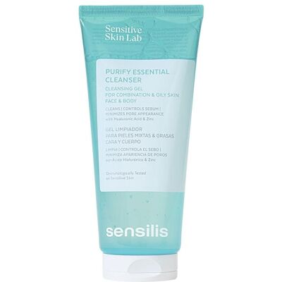 Sensilis, Gesichtsreinigung, Purify Essential Cleanser Purifying Cleaning Gel 200ml (Reinigungsgel, 200 ml) Sensilis, Gesichtsreinigung, Purify Essential Cleanser Purifying Cleaning Gel 200ml (Reinigungsgel, 200 ml)