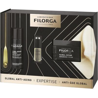 Filorga Expertise Anti-Age Set - Global-Repair Essence 50ml + Global-Repair Advanced Elixir 5ml + Global-Repair Advanced Creme 50ml Filorga Expertise Anti-Age Set - Global-Repair Essence 50ml + Global-Repair Advanced Elixir 5ml + Global-Repair Advanced Creme 50ml