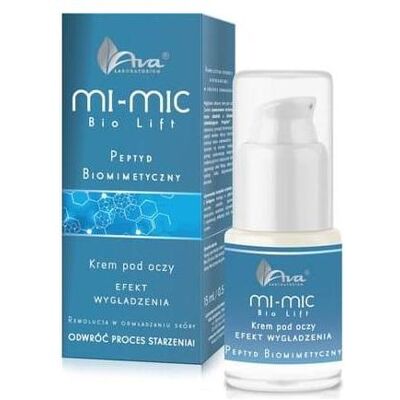 AVA Laboratorium, Augenpflege, MI-MIC KREM POD OCZY WYGŁADZAJĄCY, 15ml - AVA (Augenpflege Crème, 15 ml, Tag + Nacht) AVA Laboratorium, Augenpflege, MI-MIC KREM POD OCZY WYGŁADZAJĄCY, 15ml - AVA (Augenpflege Crème, 15 ml, Tag + Nacht)
