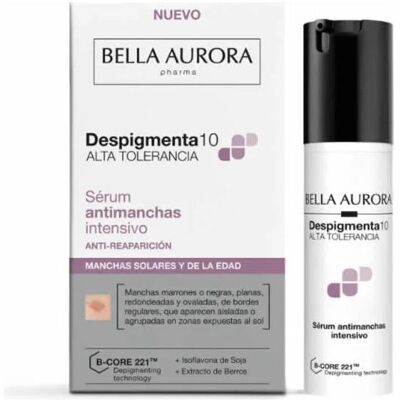 Bella Aurora, Gesichtsserum, Despigmenta10 High Tolerance Intensives Serum gegen dunkle Flecken 30 ml (30 ml) Bella Aurora, Gesichtsserum, Despigmenta10 High Tolerance Intensives Serum gegen dunkle Flecken 30 ml (30 ml)