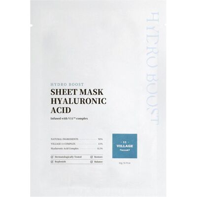 Village 11 Hydro Boost Hyaluronsäure Tuchmaske - 23 g Village 11 Hydro Boost Hyaluronsäure Tuchmaske - 23 g