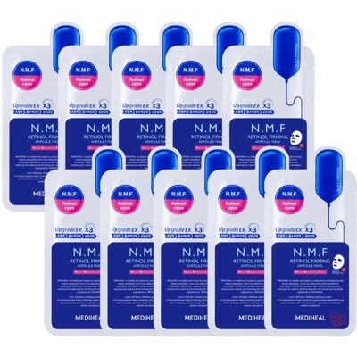Mediheal, Gesichtsmaske, - NMF Retinol Firming Ampoule Mask - 10 pcs. (370 g) Mediheal, Gesichtsmaske, - NMF Retinol Firming Ampoule Mask - 10 pcs. (370 g)