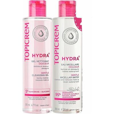 Topicrem Hydra+ Gesichtspflege Set - Für Trockene Empfindliche Haut Topicrem Hydra+ Gesichtspflege Set - Für Trockene Empfindliche Haut