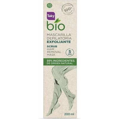 Taky Bio Natürliche Exfolierende Haarentfernungsmaske - 200 ml für Frauen Taky Bio Natürliche Exfolierende Haarentfernungsmaske - 200 ml für Frauen
