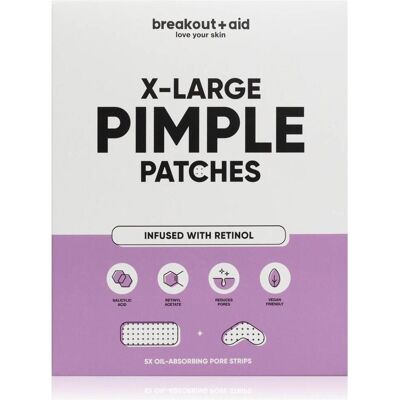Breakout + Aid, Gesichtsmaske, Breakout+aid - XL Patches for the treatment of problematic skin with salicylic acid and retinol 5 Breakout + Aid, Gesichtsmaske, Breakout+aid - XL Patches for the treatment of problematic skin with salicylic acid and retinol 5