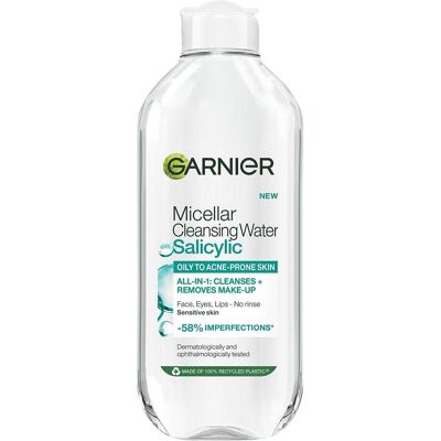Garnier, Gesichtsreinigung, - Salicylic Micellar Cleansing Water 400 ml (Gesichtswasser, 400 ml) Garnier, Gesichtsreinigung, - Salicylic Micellar Cleansing Water 400 ml (Gesichtswasser, 400 ml)