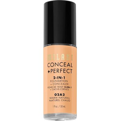 Milani, Foundation, Conceal+ Perfect (02A2 Warm Natural) Milani, Foundation, Conceal+ Perfect (02A2 Warm Natural)