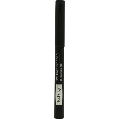 Isadora, Eyeliner + Kajal, Fine Liner Eye Stylo 01 Carbon Black (Carbon Black, Russ) Isadora, Eyeliner + Kajal, Fine Liner Eye Stylo 01 Carbon Black (Carbon Black, Russ)