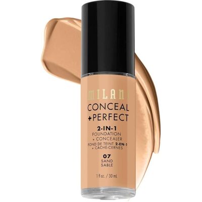 Milani, Foundation, Conceal+ Perfect (07 Sand) Milani, Foundation, Conceal+ Perfect (07 Sand)
