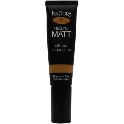 Isadora, Foundation, Natural Matt Oil-Free Caramel Foundation 35ml für Frauen (23 Karamell) Isadora, Foundation, Natural Matt Oil-Free Caramel Foundation 35ml für Frauen (23 Karamell)