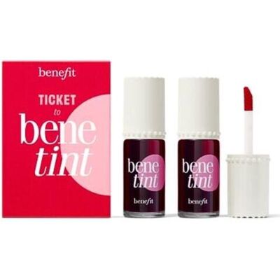 BeneFit Cosmetics, Beauty Geschenkset, Ticket to Benetint Duo Set Geschenkset in flüssiger Lippen- und Wangenfarbe (Make up Set) BeneFit Cosmetics, Beauty Geschenkset, Ticket to Benetint Duo Set Geschenkset in flüssiger Lippen- und Wangenfarbe (Make up Set)
