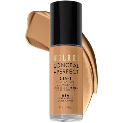 Milani, Foundation, Conceal+ Perfect (08A Warm Sand) Milani, Foundation, Conceal+ Perfect (08A Warm Sand)