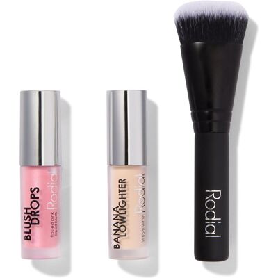Rodial Banan Make-up-Set - Concealer, Rouge, Pinsel - Geschenk Rodial Banan Make-up-Set - Concealer, Rouge, Pinsel - Geschenk