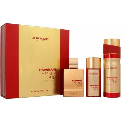 Al Haramain, Beauty Geschenkset, Amber Oud Ruby Edition Unisex EDP Spray (Parfum Set) Al Haramain, Beauty Geschenkset, Amber Oud Ruby Edition Unisex EDP Spray (Parfum Set)