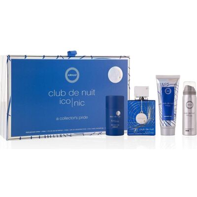 Armaf Club De Nuit Blue Ikonisches Set (EdP 105ml + DS 75g + DS 50ml + SG 100ml) Armaf Club De Nuit Blue Ikonisches Set (EdP 105ml + DS 75g + DS 50ml + SG 100ml)