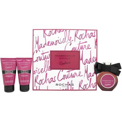 Rochas, Beauty Geschenkset, Mademoiselle Couture Geschenkset: 50 ml EDP + 50 ml Duschgel + 50 ml Körperlotion (Parfum Set) Rochas, Beauty Geschenkset, Mademoiselle Couture Geschenkset: 50 ml EDP + 50 ml Duschgel + 50 ml Körperlotion (Parfum Set)