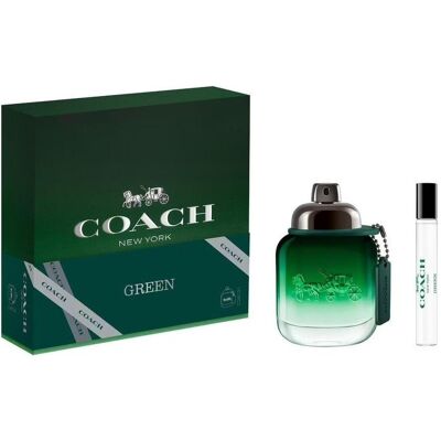 Coach, Beauty Geschenkset, Set : Green, Eau De Toilette, For Men, 100 ml + Green, Eau De Toilette, For Men, 10 ml Coach, Beauty Geschenkset, Set : Green, Eau De Toilette, For Men, 100 ml + Green, Eau De Toilette, For Men, 10 ml