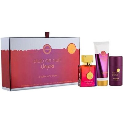 Armaf, Beauty Geschenkset, Club De Nuit Untold - EDP 105 ml + body milk 100 ml + solid deodorant 75 g (Parfum Set) Armaf, Beauty Geschenkset, Club De Nuit Untold - EDP 105 ml + body milk 100 ml + solid deodorant 75 g (Parfum Set)