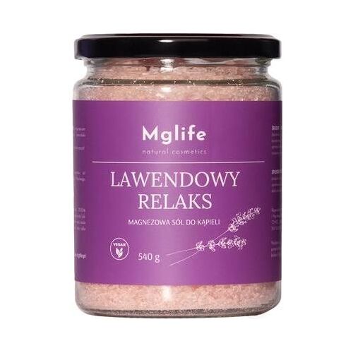 Mglife, Badezusatz, Magnesium Badesalz Lavendel Relax 540g (Badesalz)