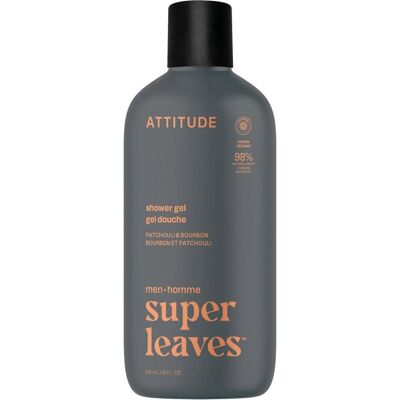 Attitude, Duschmittel, Herren-Duschgel Super Leaves Patchouli & Bourbon (Duschgel) 415 ml (415 ml) Attitude, Duschmittel, Herren-Duschgel Super Leaves Patchouli & Bourbon (Duschgel) 415 ml (415 ml)