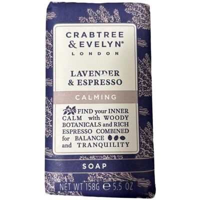 Crabtree & Evelyn Lavendel & Espresso Seife - Beruhigend - 158g Crabtree & Evelyn Lavendel & Espresso Seife - Beruhigend - 158g