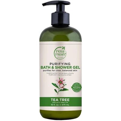 Petal Fresh, Duschmittel, Pure Energizing Bath & Shower Gel Tea Tree 16 fl oz (475 ml) Petal Fresh, Duschmittel, Pure Energizing Bath & Shower Gel Tea Tree 16 fl oz (475 ml)