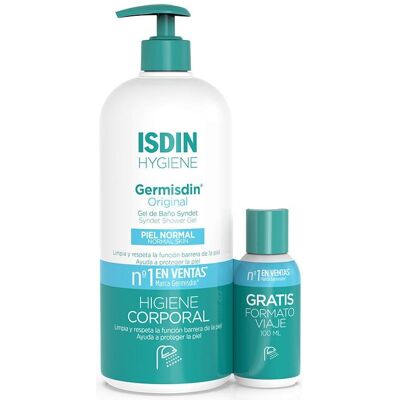 Isdin, Duschmittel, Germisdin Original Bath Gel Lot 2 pz (1000 ml) Isdin, Duschmittel, Germisdin Original Bath Gel Lot 2 pz (1000 ml)