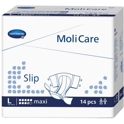 Hartmann, Inkontinenzhygiene, Molicare Slip Maxi 9 Tr L (14x, L) Hartmann, Inkontinenzhygiene, Molicare Slip Maxi 9 Tr L (14x, L)