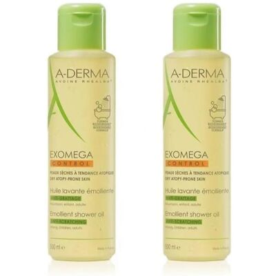 A-Derma, Duschmittel, Exomega Duschöl Trockene Haut 2x500ml (500 ml) A-Derma, Duschmittel, Exomega Duschöl Trockene Haut 2x500ml (500 ml)