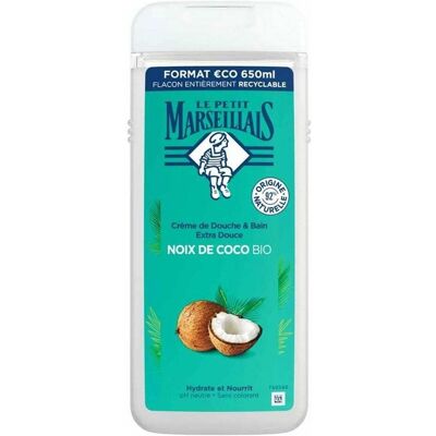 4x Le Petit Marseillais, Duschmittel, Dusche und Bad, Kokosnussfaser 650ml (650 ml) 4x Le Petit Marseillais, Duschmittel, Dusche und Bad, Kokosnussfaser 650ml (650 ml)