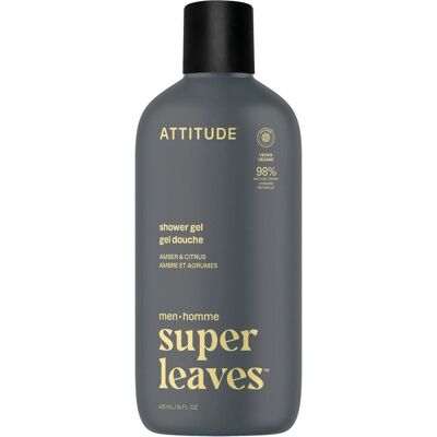 Attitude, Duschmittel, Herren-Duschgel Super Leaves Amber & Citrus (Duschgel) 415 ml (415 ml) Attitude, Duschmittel, Herren-Duschgel Super Leaves Amber & Citrus (Duschgel) 415 ml (415 ml)