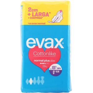 Evax Cottonlike Normal Plus mit Flügeln - Binden Evax Cottonlike Normal Plus mit Flügeln - Binden