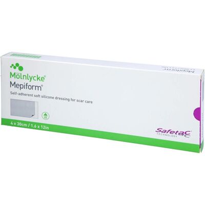 Mölnlycke Mepiform 4x30cm Silikonkautschukverband - Medizinisches Zubehör Mölnlycke Mepiform 4x30cm Silikonkautschukverband - Medizinisches Zubehör