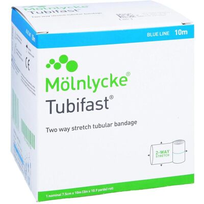 Mölnlycke Tubifast 2-Wege Stretch Blau - Medizinischer Verband Mölnlycke Tubifast 2-Wege Stretch Blau - Medizinischer Verband