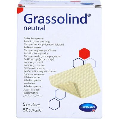 Hartmann - Modell 5x5cm Sterile Salbenkompressen - Wundversorgung Hartmann - Modell 5x5cm Sterile Salbenkompressen - Wundversorgung