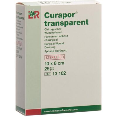 Lohmann & Rauscher Wundverband - Steril, Transparent, 8x10cm - 25 St Lohmann & Rauscher Wundverband - Steril, Transparent, 8x10cm - 25 St
