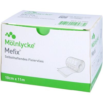 Mölnlycke Healthcare - Mefix Fixiervlies - 10 cm x 11 m - Selbstklebend - Verbandsfixiermaterial Mölnlycke Healthcare - Mefix Fixiervlies - 10 cm x 11 m - Selbstklebend - Verbandsfixiermaterial