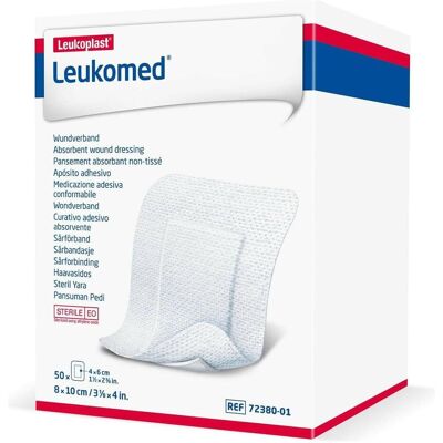 BSN Medical Leukomed Sterile Wundverband - 8x15cm - Pack of 50 BSN Medical Leukomed Sterile Wundverband - 8x15cm - Pack of 50