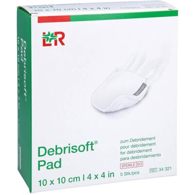 Lohmann & Rauscher Debrisoft Pad - Sterile 10x10cm Lohmann & Rauscher Debrisoft Pad - Sterile 10x10cm