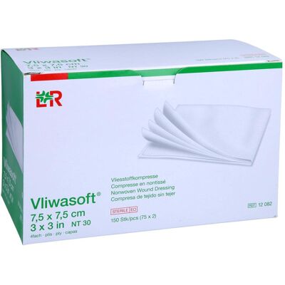 Lohmann & Rauscher Sterile 7,5x7,5cm Vlieskompressen - Medizinisch Lohmann & Rauscher Sterile 7,5x7,5cm Vlieskompressen - Medizinisch