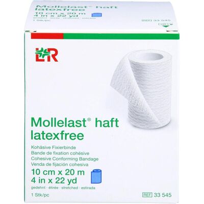 Lohmann & Rauscher Mollelast haft Verband - Atmungsaktiv, Latexfrei, Fixierbinde Lohmann & Rauscher Mollelast haft Verband - Atmungsaktiv, Latexfrei, Fixierbinde