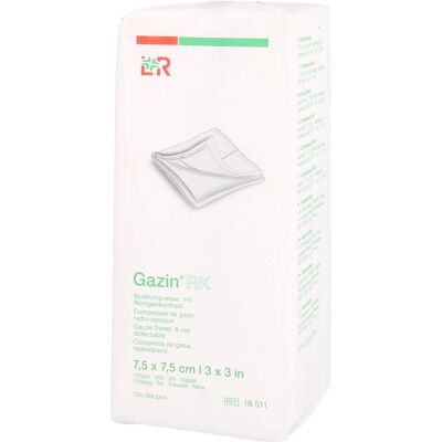 Lohmann & Rauscher GAZIN Wundkompresse 7,5x7,5cm - Medizinische Kompresse Lohmann & Rauscher GAZIN Wundkompresse 7,5x7,5cm - Medizinische Kompresse