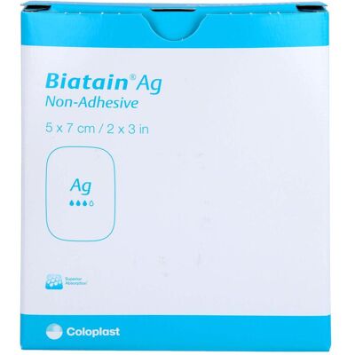 Coloplast Biatain Ag Schaumverband - Infektionswunden Coloplast Biatain Ag Schaumverband - Infektionswunden