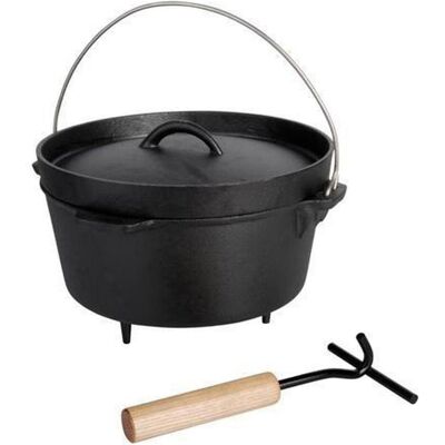 Esschert Design, Grillgeschirr, Grilltopf Holländischer Ofen 10", 3.5 L Esschert Design, Grillgeschirr, Grilltopf Holländischer Ofen 10", 3.5 L