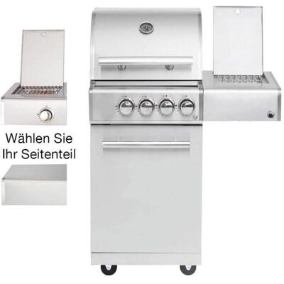 Allgrill, Gasgrill, Gasgrill CHEF S Edelstahl mit Steakzone und Air System Allgrill, Gasgrill, Gasgrill CHEF S Edelstahl mit Steakzone und Air System