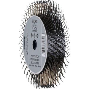 Pferd, Schleifmittel, POLISCRATCH Rundbürste ungezopft RBU Ø 100x20mm M14 Stahl-Draht-Ø 0.6 für Winkelschleifer Pferd, Schleifmittel, POLISCRATCH Rundbürste ungezopft RBU Ø 100x20mm M14 Stahl-Draht-Ø 0.6 für Winkelschleifer