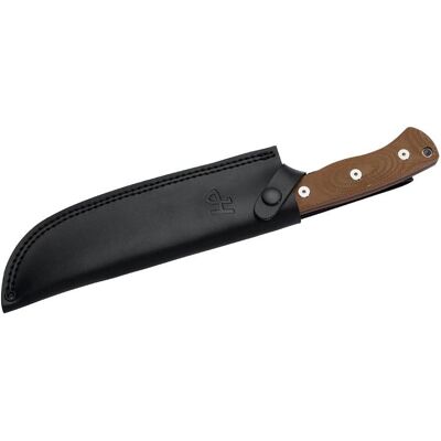Herbertz Mehrzweckmesser, Bushcraft- und Survivalmesser D2, desert micarta (19.68 cm) Herbertz Mehrzweckmesser, Bushcraft- und Survivalmesser D2, desert micarta (19.68 cm)
