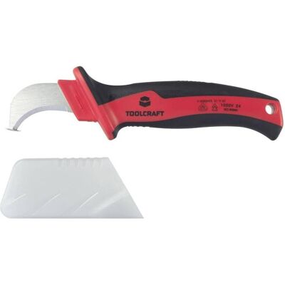 Toolcraft Mehrzweckmesser - VDE-zertifiziert - Ergonomisches Design - Langlebiges Edelstahl - 50mm Klinge - Umweltfreundliche Verpackung - Für den täglichen Gebrauch Toolcraft Mehrzweckmesser - VDE-zertifiziert - Ergonomisches Design - Langlebiges Edelstahl - 50mm Klinge - Umweltfreundliche Verpackung - Für den täglichen Gebrauch